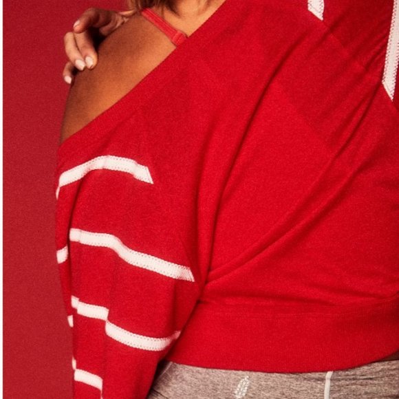 Free People Movement Aerial Striped Sweater NWT - Picture 4 of 6